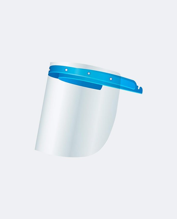 Plastic-face-shield